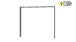 Passepartout >PASSEPARTOUTS< in Schlammeiche - 230,9x215,1x23,8cm (BxHxT)