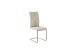 Freischwinger >HUDSON< (4er-Set) mit Griff, Edelstahl, Bezug creme - 43x103x60 (BxHxT)