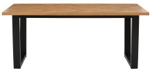 Esstisch >Hermine< in Natur, MDF - 180x76x90cm (BxHxT)