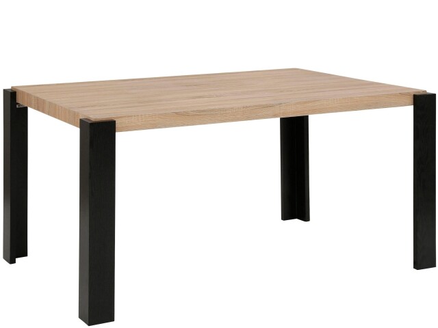 Esstisch >Olette< in Natur, MDF - 160x76x90cm (BxHxT)