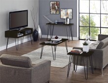 Beistelltisch >Sone< in Espresso - 49x55x49cm (BxHxT)