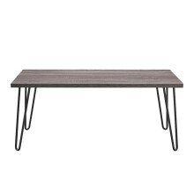 Couchtisch >Sone< in Grau - 105x45x49cm (BxHxT)