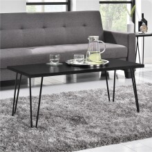 Couchtisch >Sone< in Schwarz - 105x45x49cm (BxHxT)
