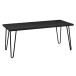 Couchtisch >Sone< in Schwarz - 105x45x49cm (BxHxT)