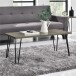 Wohnzimmertisch >Sone< in Eiche - 105x45x49cm (BxHxT)