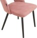 Küchenstuhl >Benne< (2er-Set) in Rot, Samt - 52x87x65cm (BxHxT)
