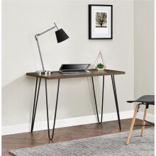 Schreibtisch >Sone< in Braun - 100x68x49 (BxHxT)