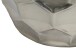 Beistelltisch >Osmund< in Grau, Metall - 46x46x46cm (BxHxT)