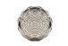 Beistelltisch >Osmund< in Grau, Metall - 46x46x46cm (BxHxT)