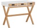 Schreibtisch >Alrik< in Weiß, MDF - 100x75x50cm (BxHxT)