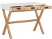 Schreibtisch >Alrik< in Weiß, MDF - 100x75x50cm (BxHxT)