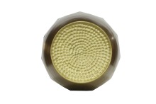 Beistelltisch >Sverker< in goldfarben, Metall - 41x46x41cm (BxHxT)