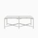 Couchtisch >Barbro< in Weiß - 119x44x61 (BxHxT)