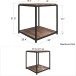 Beistelltisch >Ulva< in Braun - 51x55x52 (BxHxT)