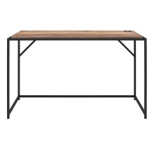 Schreibtisch >Ulva< in Braun - 123x74x51 (BxHxT)