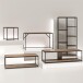 Schreibtisch >Ulva< in Braun - 123x74x51 (BxHxT)