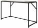 Schreibtisch >Ulva< in Grau, MDF/Folie/Metall - 125x75x52cm (BxHxT)
