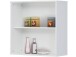 Hängeschrank >Eystein< in Weiß, Kiefer/MDF - 65x28x65cm (BxHxT)