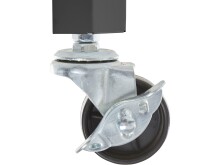 Couchtisch >Dagfinn< in Schwarz, Metall - 46x48x46cm (BxHxT)