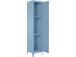 Hochschrank >Eilert< in Blau, Metall - 38x180x38cm (BxHxT)