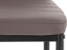 Polsterstuhl >Reidar< (4er-Set) in Braun, PU/Metall - 42x98x53cm (BxHxT)