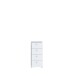 Hochkommode >TEMPRA2< 4 Schubladen, in Weiss - 38,6x85,5x34,8cm (BxHxT)