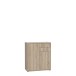 Kommode >TEMPRA2< 2 Türen, 2 Schübe, Sonoma Eiche Dekor - 73,7x85,5x34,8cm (BxHxT)