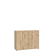 Sideboard >TEMPRA2< 2 Türen, 5 Schübe,...