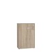 Hochkommode >TEMPRA2< 2 Türen, 2 Schübe, Sonoma Eiche Dekor - 73,7x111,1x34,8cm (BxHxT)