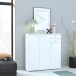 Sideboard >TEMPRA2< 3 Türen, 2 Schübe, in Weiss - 108,8x111,1x34,8cm (BxHxT)