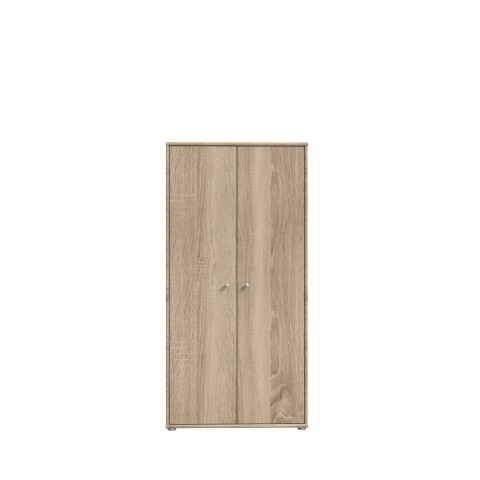 Mehrzweckschrank >TEMPRA2< 2 Türen, 4 Böden, Sonoma Eiche Dekor - 73,7x149,5x34,8cm (B/H/T)