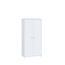 Mehrzweckschrank >TEMPRA2< 2 Türen, 4 Böden, weiss - 73,7x149,5x34,8cm (B/H/T)