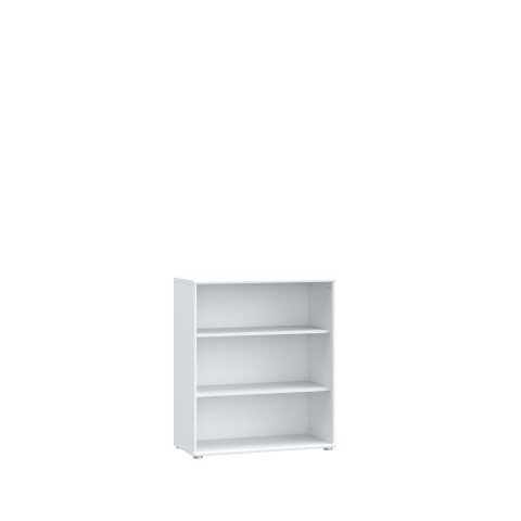 Regal >TEMPRA2< 2 Böden, in Weiss - 73,7x85,5x34,8cm (BxHxT)