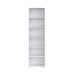 Regal >TEMPRA2< 5 Böden, in Weiss - 54x197,5x34,8cm (BxHxT)