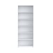Regal >TEMPRA2< 5 Böden, in Weiss - 73,7x197,5x34,8cm (BxHxT)