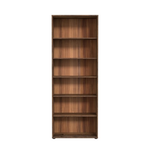 Regal >TEMPRA2< 5 Böden, Old-Wood-Vintage Dekor - 73,7x197,5x34,8cm (B/H/T)