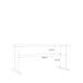 Schreibtisch >TEMPRA2< in Artisan Eiche Dekor - 144x72x72cm (B/H/T)
