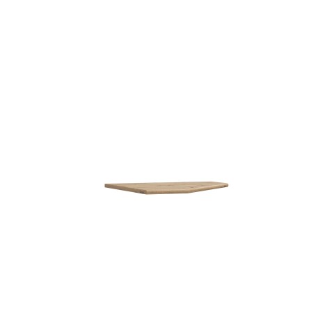 Eckverbindungsplatte >TEMPRA2< Verkettungsplatte, Artisan Eiche Dekor - 72x2,2x72cm (B/H/T)