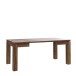 Kulissen-Esstisch >DINING< ausziehbar bis 180cm, Schlammeiche Dekor - 90/180x75,9x90,4cm (B/H/T)