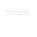 Wandboard >BOHOL< in Riviera Eiche Dekor / Eiche grau - 160x29,6x21,9cm (BxHxT)