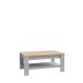 Couchtisch >BOHOL< in Riviera Eiche Dekor / Eiche grau - 100x45,7x60cm (BxHxT)