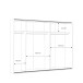 Schwebetürenschrank >JAKOBINA< 2 Türen, Stabeiche Dekor / Schwarz Eiche - 269,9x210,5x61,2cm (B/H/T)