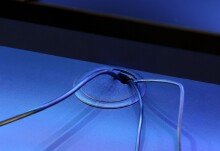 Gamingtisch >TEZAUR< LED-Wechselbeleuchtung, Schub,Tür, schwarz - 160x91x72cm (B/H/T)