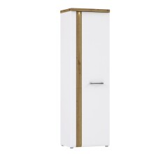 Garderobenschrank >TULUZA< LED, Drehtür,...