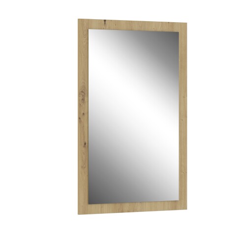 Garderobenspiegel >TULUZA< in Artisan Eiche Dekor - 60x95,8x1,9cm (BxHxT)