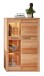 Stauraumvitrine >Nature One< 2 Türen, mit LED, FSC, Kernbuche teilmassiv - 85x137x40cm (B/H/T)
