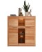 Highboard >Nature One< 3 Türen, mit LED, FSC, Kernbuche teilmassiv - 127x137x40cm (B/H/T)
