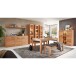 Highboard >Nature One< 3 Türen, mit LED, FSC, Kernbuche teilmassiv - 127x137x40cm (B/H/T)