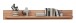 Wohnwand >Nature One< 4-teilig, mit LED, FSC, in Kernbuche teimassiv - 390x203x45cm (B/H/T)