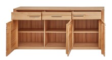 Sideboard >Nature One< 3 Türen, 3 Schübe, FSC, in Kernbuche teilmassiv - 190x86x45cm (B/H/T)